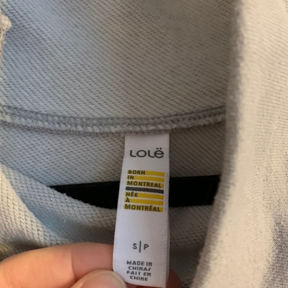 LÖLE grey turtleneck sweater size small - Picture 6 of 8